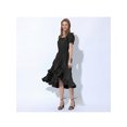 thumbnail image 5 of BLISSFUL STEP Strappy Open Toe Lace Up Chunky Heel Sandals for Women Black (Size 6), 5 of 7