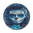 thumbnail image 1 of Sugar Skull Mouse Pad for Computers, Santa Muerte Concept Winter Season Ice Cold Snowflakes Frozen Dead Folkloric, Round Non-Slip Thick Rubber Modern Mousepad, 8" Round, Multicolor, by Ambesonne, 1 of 2
