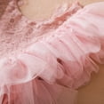 thumbnail image 5 of GYRATEDREAM Toddler Baby Girls Special Occasion Dresses Printed Princess Dress Ruffle Tulle Tutu Dress Birthday Summer Clothes 2025 Summer Style for 6M-5Y, 5 of 11