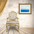 thumbnail image 3 of Delamater, Rob 14x12 Gold Ornate Wood Framed with Double Matting Museum Art Print Titled - Cobalt Sea, 3 of 4
