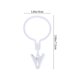 thumbnail image 3 of 80Pcs Curtain Rings with Clips Curtain Clips Curtain Hangers Clips Drapery Clips with Rings, 3 of 3