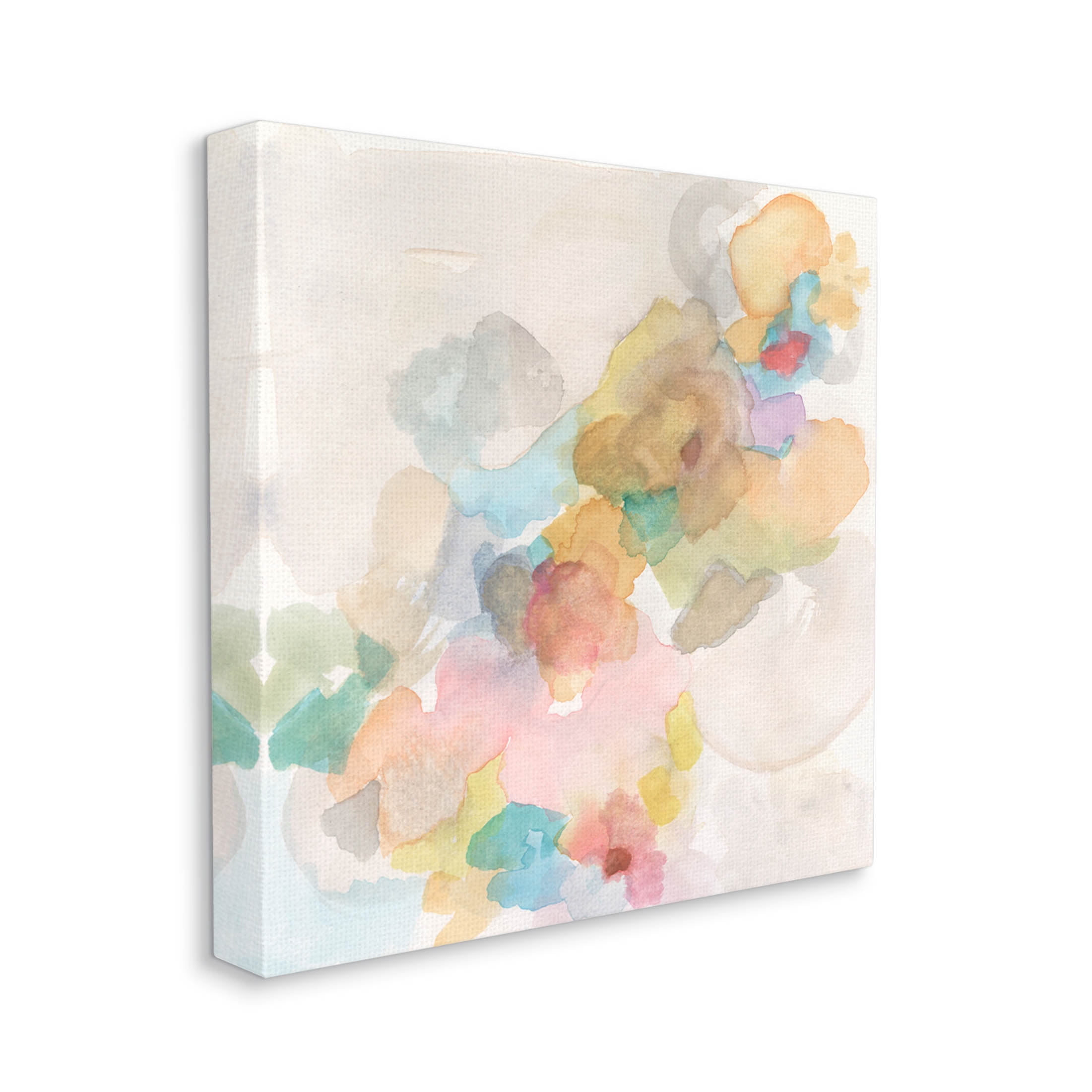 Stupell Industries Modern Abstract Floral Shapes Painting Gallery Wrapped Canvas Print Wall Art, Design by Jodi Fuchs