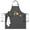 Grey, variant on OPUX Chef Apron for Men, Canvas Apron with Pockets for Women, Large BBQ Apron for Kitchen Grilling Baking, Heavy Duty Work Apron with Adjustable Neck Strap for Barber Gardening, Black