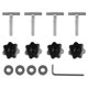 thumbnail image 1 of Tornillos De Fijación Multiflexboard Acero Inoxidable 50mm Riel De Bloqueo Para T5 T6 Transporter Hy, 1 of 5