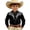 Black, variant on Girls T Shirts Western Themed Long Sleeve Button Up Casual Print Shirt Girls Tops Sky Blue 6-7 Years