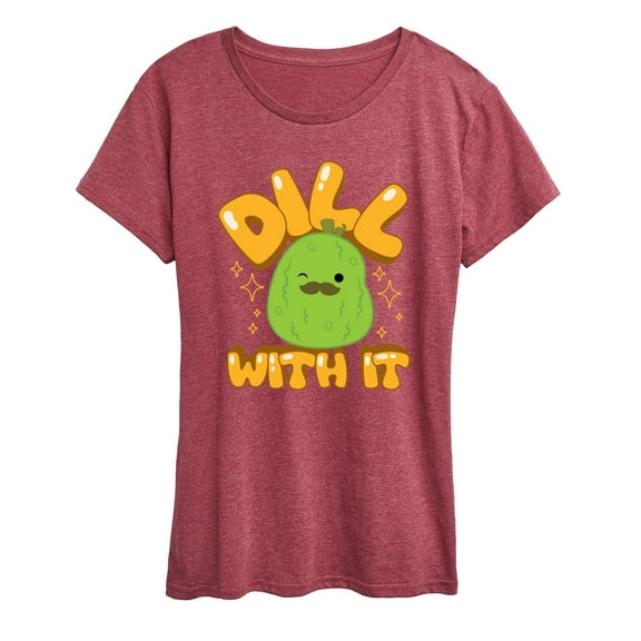 Squishmallows - Dill With It Charles Pickle - Women's Short Sleeve Graphic T-Shirt
