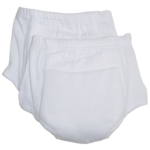 Bambini Unisex White infant Training Pants