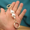 thumbnail image 6 of 2Pcs Charm Purse Woman DIY Bag Strap Extender Pearl Extension Chain Handbag Handles Bag Belt Bag Accessories C, 6 of 8