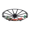 thumbnail image 4 of Tren electrico,Tren navideño con sonido y luz realistas.,Juego de tren eléctrico para decoración de árbol de Navidad para niños,Juegos de trenes navideños para debajo del árbol,Set de Hugo Tren electrico, 4 of 10