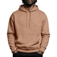thumbnail image 3 of GrmtClth Mens Hoodie Classic Pullover Hooded Sweatshirt Long Sleeve Drawstring Hood Pocket Everyday Casual Sweat Tops, 3 of 10