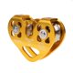 thumbnail image 4 of Polea de escalada Macarena de doble cuerda de aluminio 30KN oro, 4 of 7