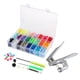 thumbnail image 1 of Juego de alicates de sujeción de botón a presión de 24 colores, bolsas de ropa, baberos, botones a presión de resina DIY, con herramienta de presión, 1 of 6