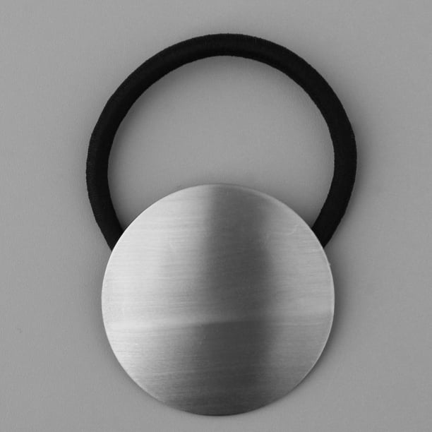 Banda Elástica de Cabello Yinane con Adorno de Metal Plata