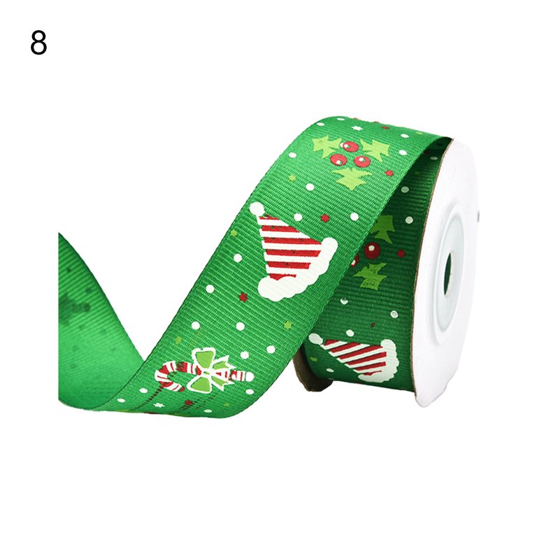 Travelwant Christmas Ribbon for Gifts, Grosgrain Satin Fabric