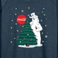 thumbnail image 3 of Coca-Cola - Christmas Tree  - Women's Lightweight French Terry Long Sleeve Shirt, 3 of 5