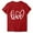 Red(Style 137), variant on Trendy Valentines T-Shirt for Women Summer Printed Casual Round Neck Short-Sleeve Tops Fashionable Blouses
