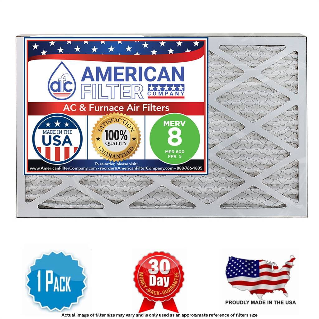 AFC 12x24x1 Furnace / AC / Air filters MERV 8 (MPR 600 FPR 5) Type (1 Packs)