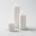 thumbnail image 4 of Richland 3-Wick Paraffin Wax Pillar Candle, Unscented, White, 3 Count, 4 of 5