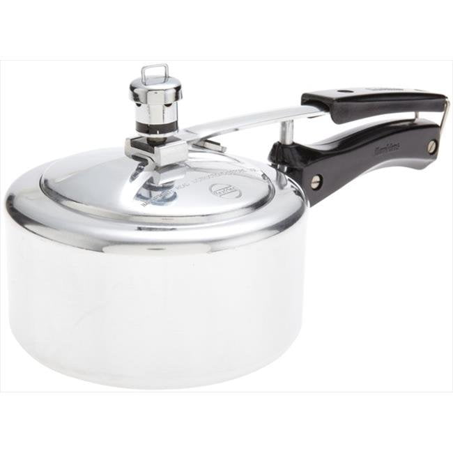 Bakebetter Classic Aluminum Pressure Cooker 1.5 Litres Multicolour