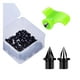 thumbnail image 4 of 50x Clavos para zapatas de pista Clavos de pista fáciles de instalar Clavos de repuesto resistentes con llave para correr distancias cortas al aire Negro, 4 of 8