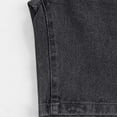 thumbnail image 6 of Hinvhai Maternity Jean Shorts for Women Low Waist Ripped Stretchy Comfy Soft Summer Denim Short Pants Dark Gray M(M), 6 of 6