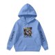 thumbnail image 1 of Moonsky Sudadera con capucha y cordón HUNTRX, estampado de grupo de chicas coreanas, jersey corto, suave y cómodo, top de manga larga para primavera y otoño.,Azul cielo,100, 1 of 5