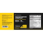 Primaforce Testosterone Complex 90 Capsules, 500mg D-Aspartic Acid Per Serving, 30 Servings