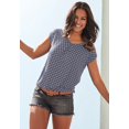 thumbnail image 2 of LASCANA Women's Boho Print Top Pintuck Detail, 2 of 6