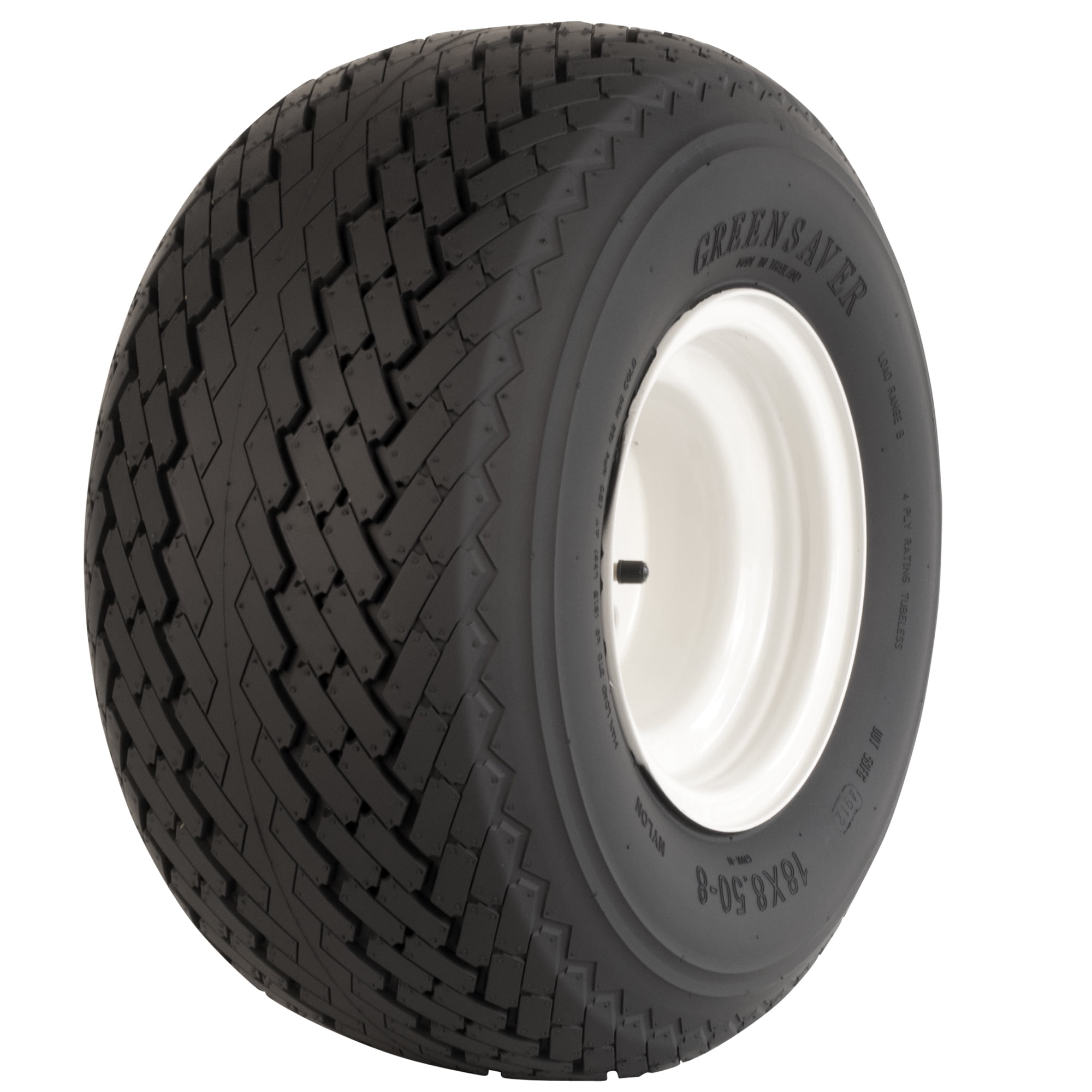 アルファロメオ用Green Sport 285/50R18 パフォーマンスタイヤ Greenball Greensaver 18X8.50-8 4 PR Golf Cart Tire and Wheel 4 lug