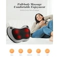 thumbnail image 4 of Naipo Shiatsu Back Massager with Heat, Deep Tissue Kneading Electric Massager to Relief Shoulder Muscles, 4 of 7