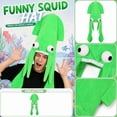thumbnail image 2 of Clossjun Men Weomen Funny Squid Hat Adult Novelty Octopus Critter Hat Party Costume Accessory Cap Fashion Winter Fall Beanies, 2 of 6