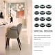thumbnail image 4 of 24 piezas muebles de muebles patas almohadillas protectores de silla sin deslizamiento cubiertas con tornillos, 4 of 5