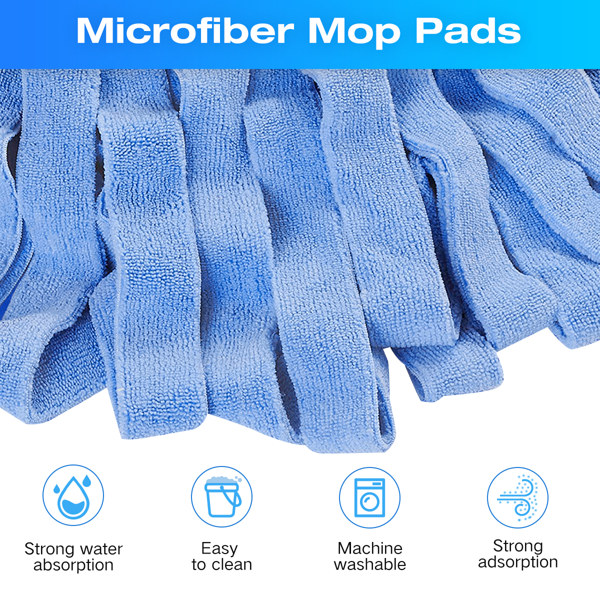 Home Times Spin Mop Set with 2 Microfiber Refills photo 6