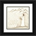 thumbnail image 1 of Shamp, Cindy 15x15 Black Ornate Wood Framed with Double Matting Museum Art Print Titled - Jesus Feeds Five Thousand, 1 of 4