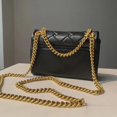 thumbnail image 2 of Bolso cruzado con cadena empalmada para mujer, bandolera de hombro con cabeza de búho y pájaro, color negro, BM134, 2023, 2 of 4