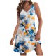 thumbnail image 1 of Vestidos de Verano con Cuello en V para Mujeres 2025 Casual con Bolsillos Boho Beach Camisetas Vestido Tanque Suelto, 1 of 7