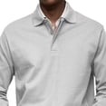 thumbnail image 5 of Long Sleeve Polo Shirts for Men Moisture Wicking Golf Shirts Quick Dry Work Hiking Casual Collared Shirt Size 3XL White, 5 of 5