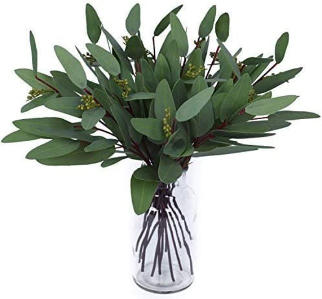 Artificial Greenery/Leaves Eucalyptus Willow Leaves Bunch/Wedding Decoration 