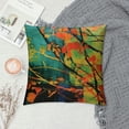 thumbnail image 2 of GOSMITH  Grunge Pillow Cover Abstract Art Green Red Colorful Messy Rust Painting Throw Pillow Coase Double Printed Cushion Cases Bed Sofa Decoration with Hidden Zipper, 2 of 5