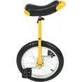 thumbnail image 3 of 16 Inch Wheel Unicycle Adjustable Height Unicycle Bike, Training Balance One Wheel Bike Cycling Unicycles for Adults Kids, Daily Fitness Exercise, Cycling, Balance Training (Yellow), 3 of 6