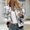 White, variant on Black**Friday ChaoHeng Womens Lightweight Coats/ Jackets Women's Breast Cancer Awareness Ribbon Print Zip Up Jacket,Long Sleeve Casual Support Cause Top