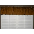 thumbnail image 2 of Faux Burlap Window Valance 58" Wide Solid Bronze, 2 of 2