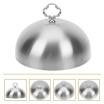 ADDHAT 1Pack Silver Warm Plate Lid for Ensuring Food Stays Fresh and Hot During Meals and Events