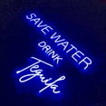 thumbnail image 3 of Handmadetneonsign Save Water Drink Tequila Led Sign, Drink Tequila Led Sign, Bar Neon Sign, Custom, 3 of 5