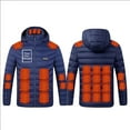 thumbnail image 4 of ToyKingdee Men's Heated Jacket Rechargeable with 29 Heating Zones Winter Warm Outdoor Electric Heat Puffer Jackets Insulated Coat, 4 of 9