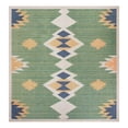 thumbnail image 3 of Unique Loom Baja Outdoor Collection Area Rug - Cabo (12' Square Green/Navy Blue), 3 of 7