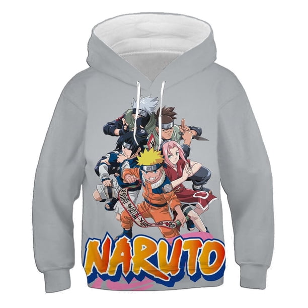Sudadera con capucha informal 3d de dibujos animados de Anime japonés para niños, disfraz de juego de rol de Naruto, sudadera de Anime Harajuku Hoodie130 zhangyuxiang CONDUJO