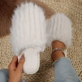 thumbnail image 6 of House Slippers Fuzzy Slippers Cozy Women's Slippers For Home Use Winter Footwear Stylish And Comfortable For Indoor Wear Warm Slippers For Fall And Winter, 6 of 9