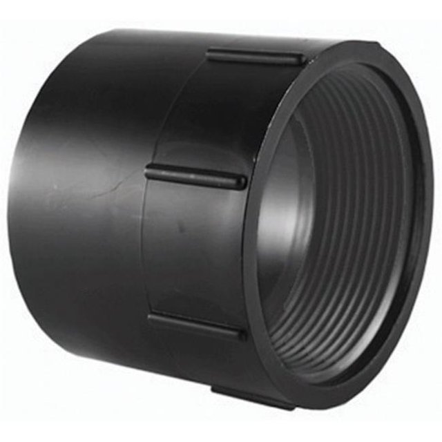 Charlotte Pipe & Foundry ABS001010600HA 1.5 in. Hub x FPT ABS DWV Adapter