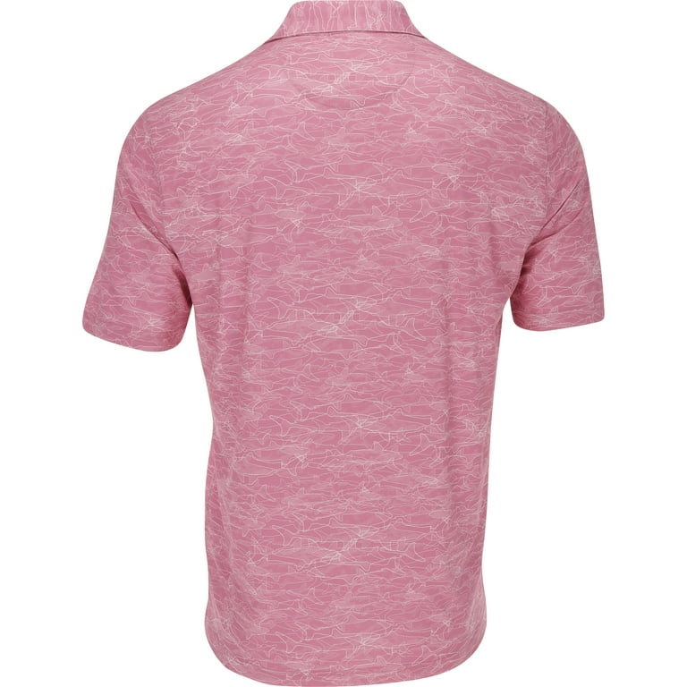 Greg Norman Lab Shark Shadow Polo Short Sleeve Shirt Men Choose